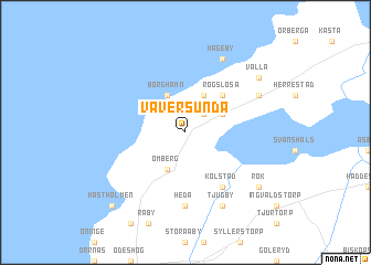 map of Väversunda