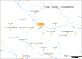 map of Vāvī