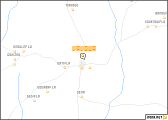 map of Vavoua