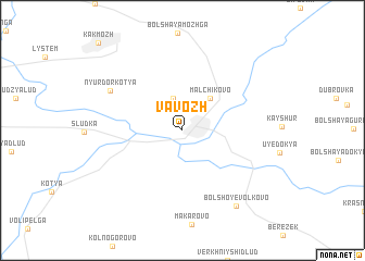 map of Vavozh