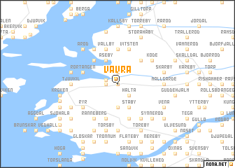 map of Vävra