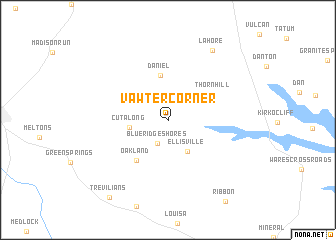 map of Vawter Corner