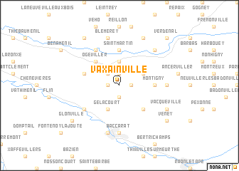 map of Vaxainville