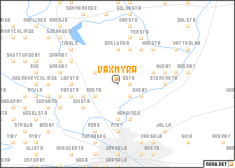 map of Vaxmyra