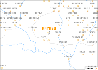 map of Vayaso