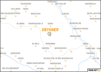 map of Vāykher