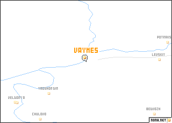 map of Vaymes