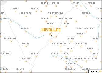 map of Vayolles