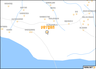 map of Vāyqān