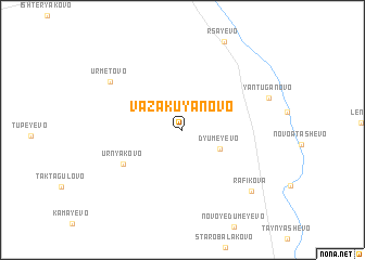 map of Vaza-Kuyanovo