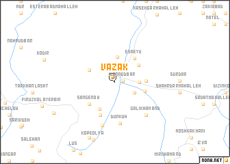 map of Vāzak