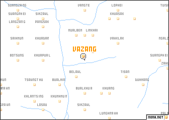 map of Vazang