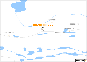 map of Vazhenvara