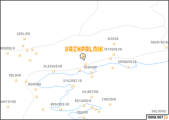 map of Vazh-Pal\