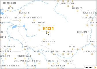 map of Vazia