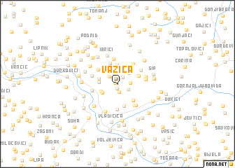 map of Vazica