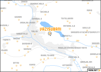 map of Vazisubani