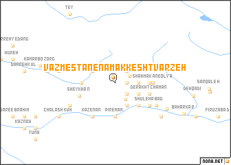 map of Vazmestān-e Namak Kesht Varzeh