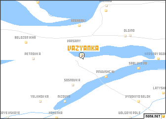 map of Vaz\