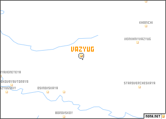 map of Vazyug