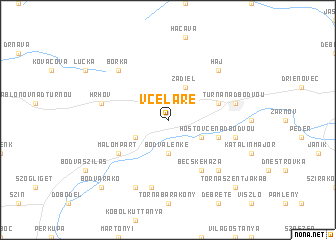 map of Včeláre