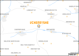 map of Vcherayshe