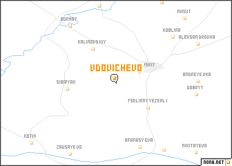 map of Vdovichevo