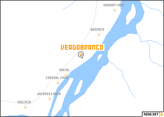 map of Veado Branco