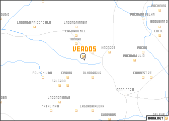 map of Veados
