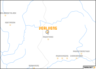 map of Véal Vêng