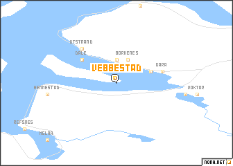 map of Vebbestad
