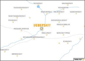 map of Veberskiy