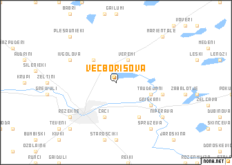 map of Vecborisova