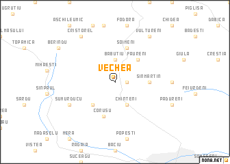 map of Vechea