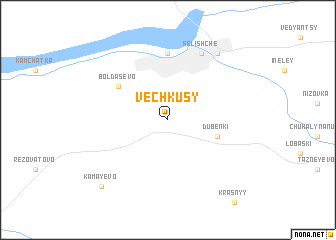 map of Vechkusy