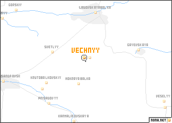 map of (( Vechnyy ))