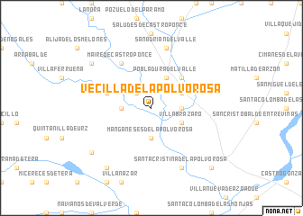 map of Vecilla de la Polvorosa