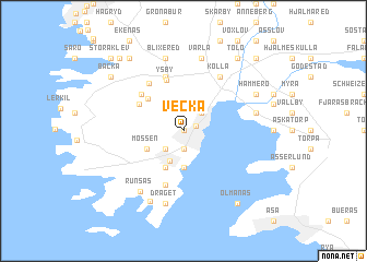 map of Vecka