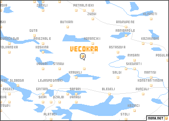 map of Vecokra