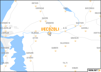 map of Vecozoli