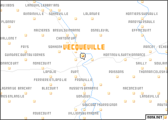 map of Vecqueville
