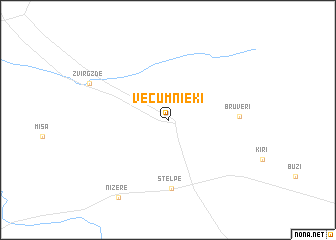 map of Vecumnieki