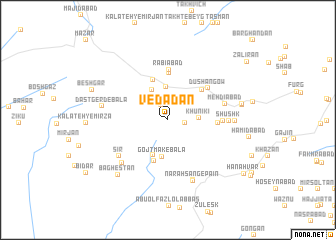 map of Vedādān