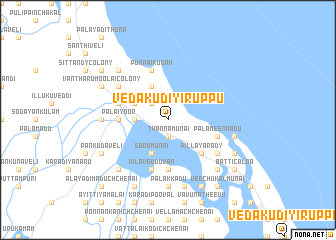 map of Vedakudiyiruppu