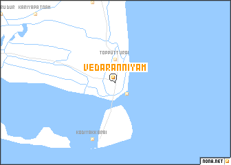 map of Vedāranniyam