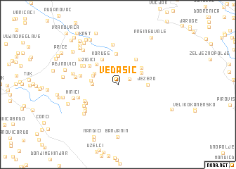 map of Vedašić