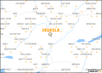 map of Vedåsla