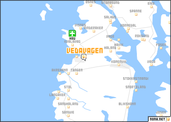 map of Vedavågen