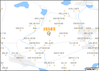 map of Vedbo