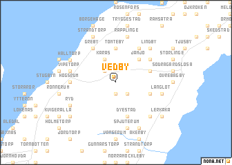 map of Vedby
